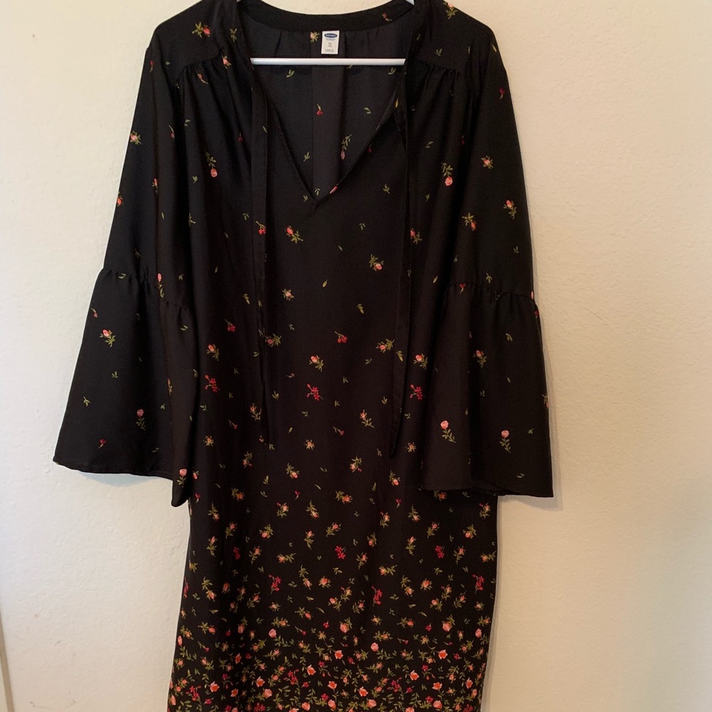 Patterned floral dress